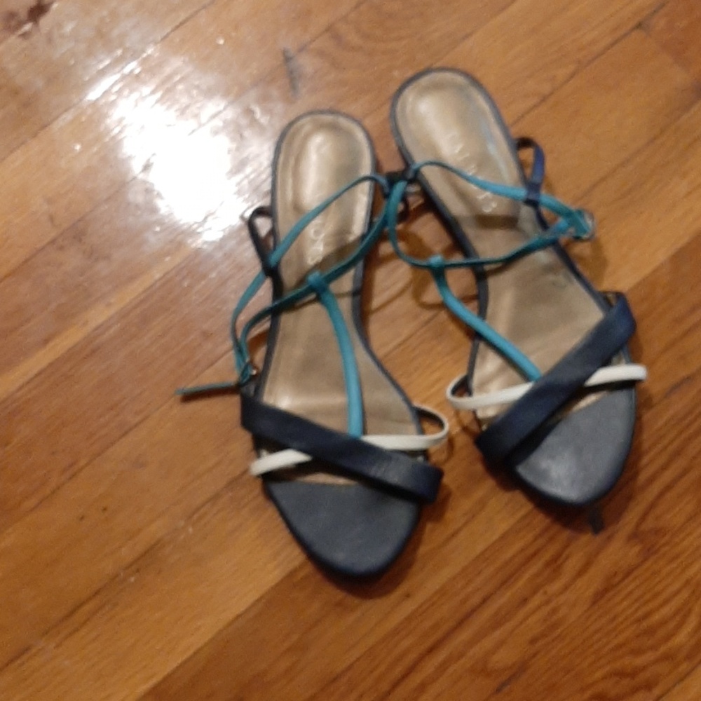 Leather strapped sandal